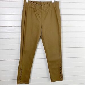 Soft Surroundings Tan Studded Metro Leggings Size SP